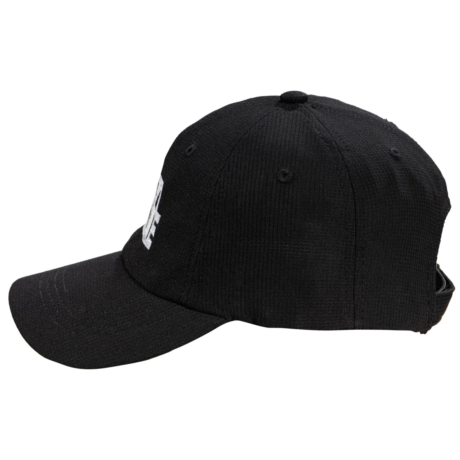 Retro 1980s Black Embroidered Snapback Adjustable Hat - Image 6