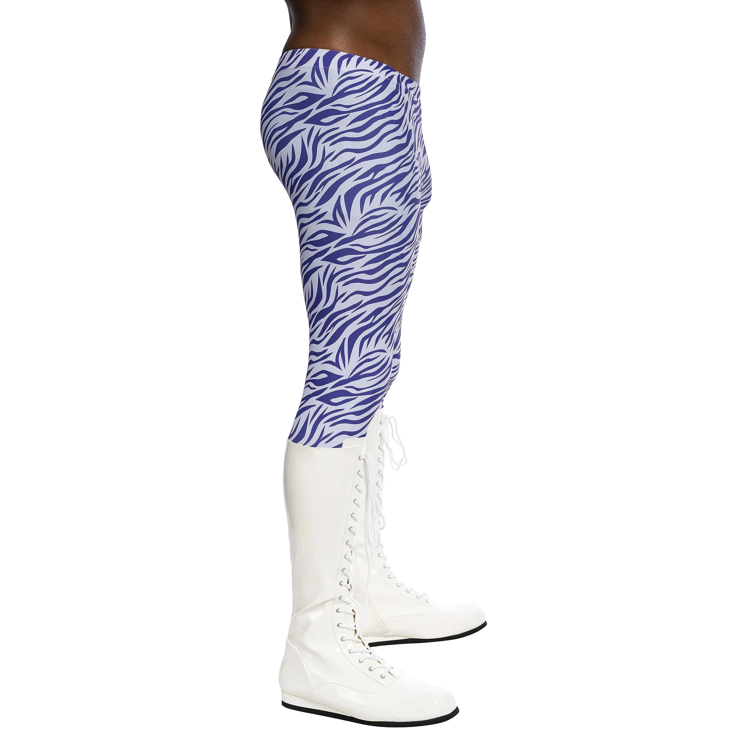 Macho Man Randy Savage Wrestler Madness Halloween Costume Cosplay Spandex Pants - Image 3