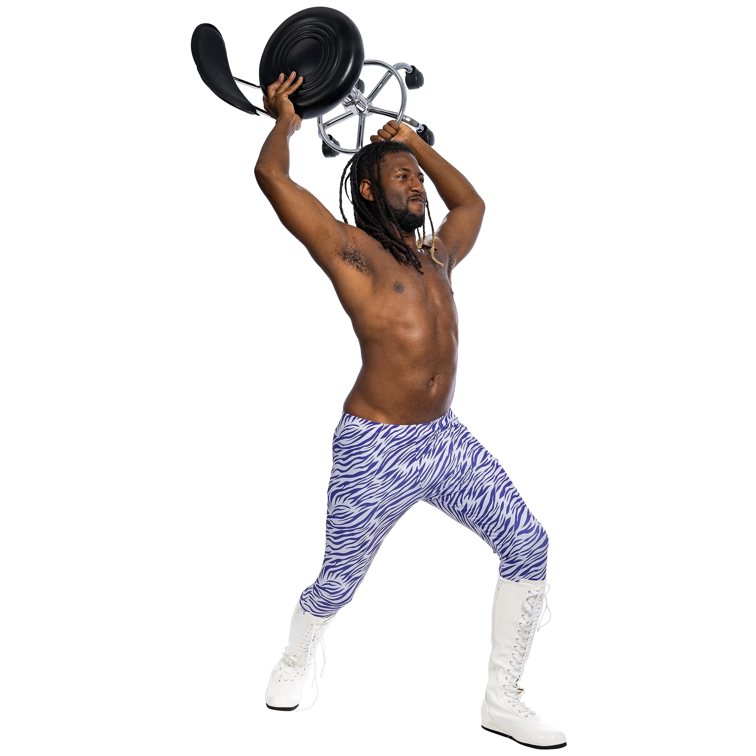 Macho Man Randy Savage Wrestler Madness Halloween Costume Cosplay Spandex Pants - Image 6
