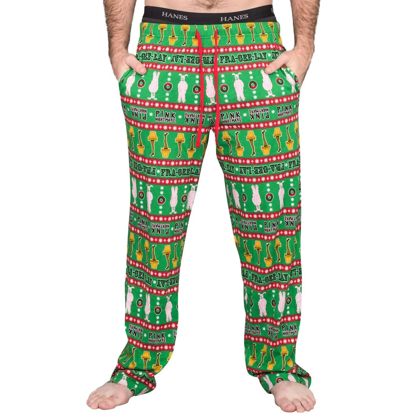 A Christmas Story Major Award Leg Lamp Green Pants - Image 4