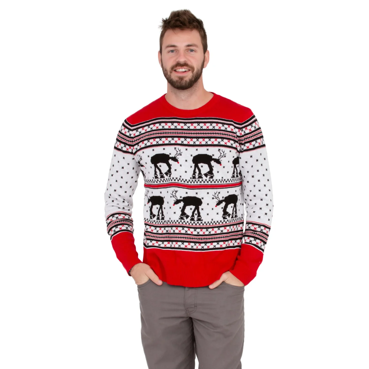 AT-AT Reindeer Ugly Christmas Sweater - Image 5
