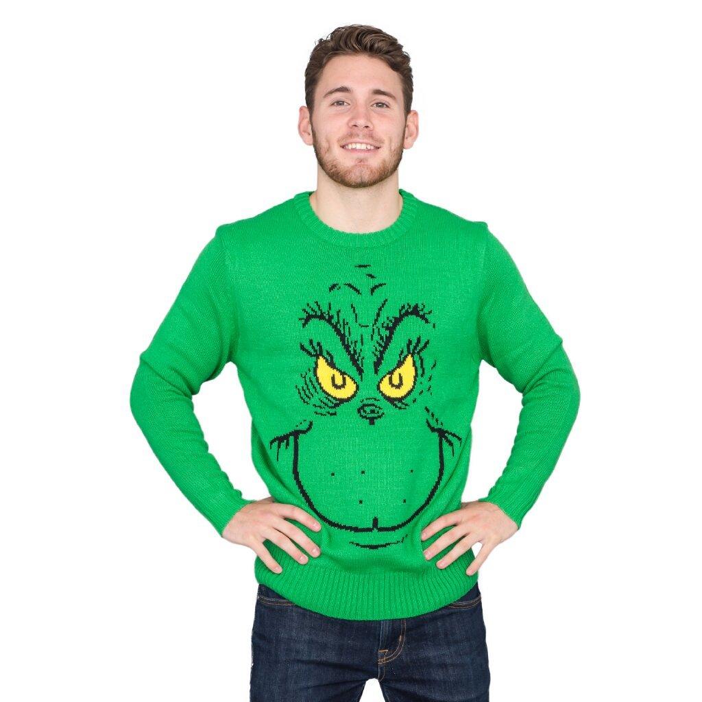 Big Face Grinch Sweater - Image 3