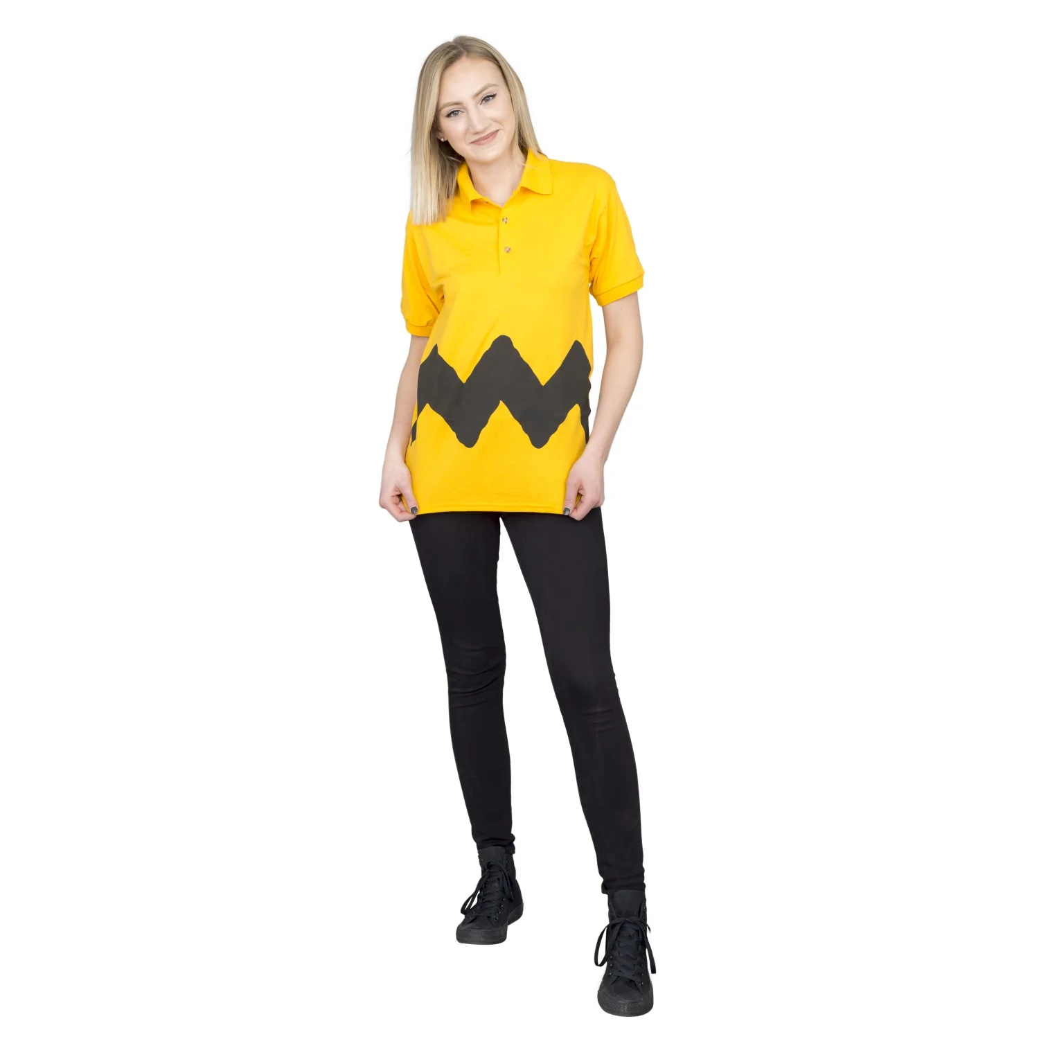 Charlie Brown Costume Essentials for Toddlers and Adults Polo - Image 5