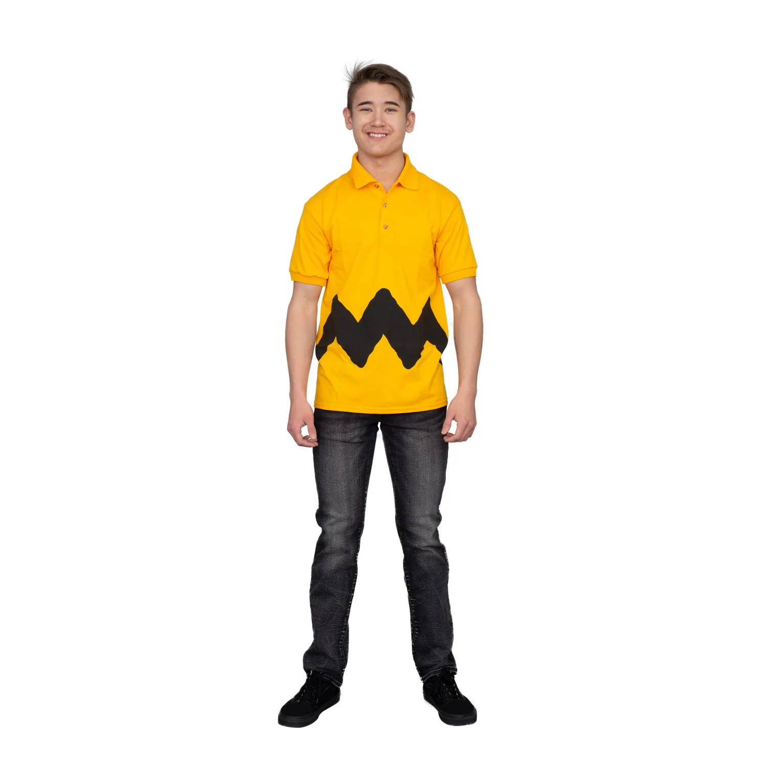 Charlie Brown Costume Essentials for Toddlers and Adults Polo - Image 7