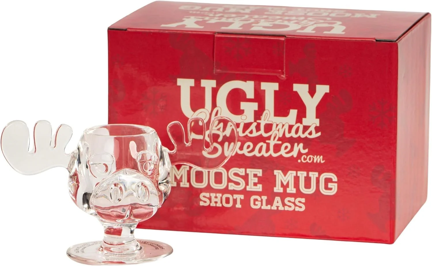 Christmas Vacation 1980s Movie Moose Mug Shot Glasses Gift Box Set - Image 5