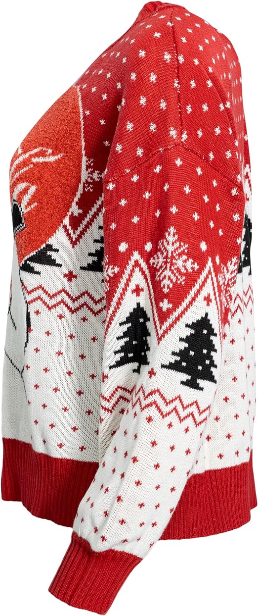 Coca Cola Heart Polar Bear Drinking Sweater - Image 8