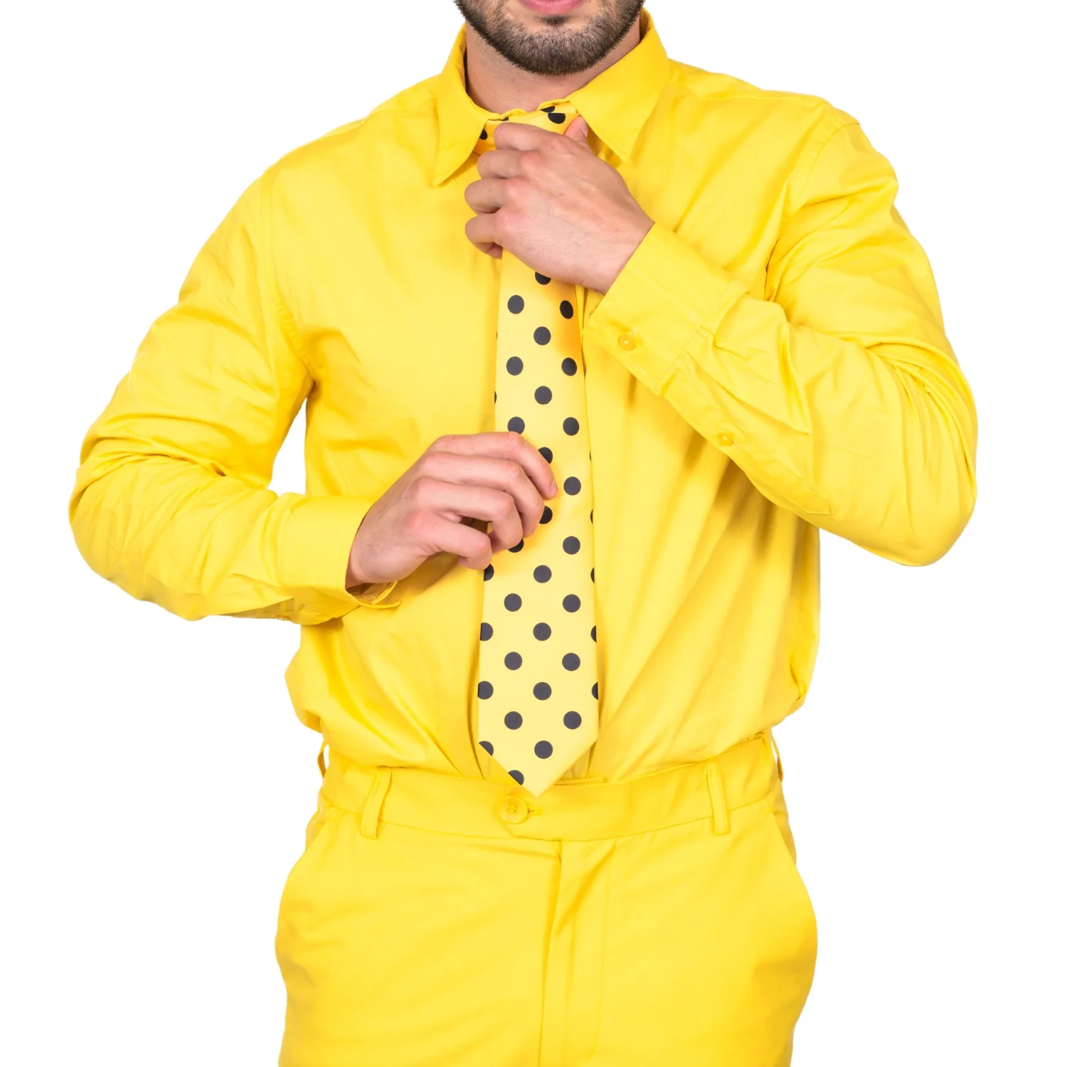 Deluxe Curious George Man In The Yellow Hat Costume Set - Image 9