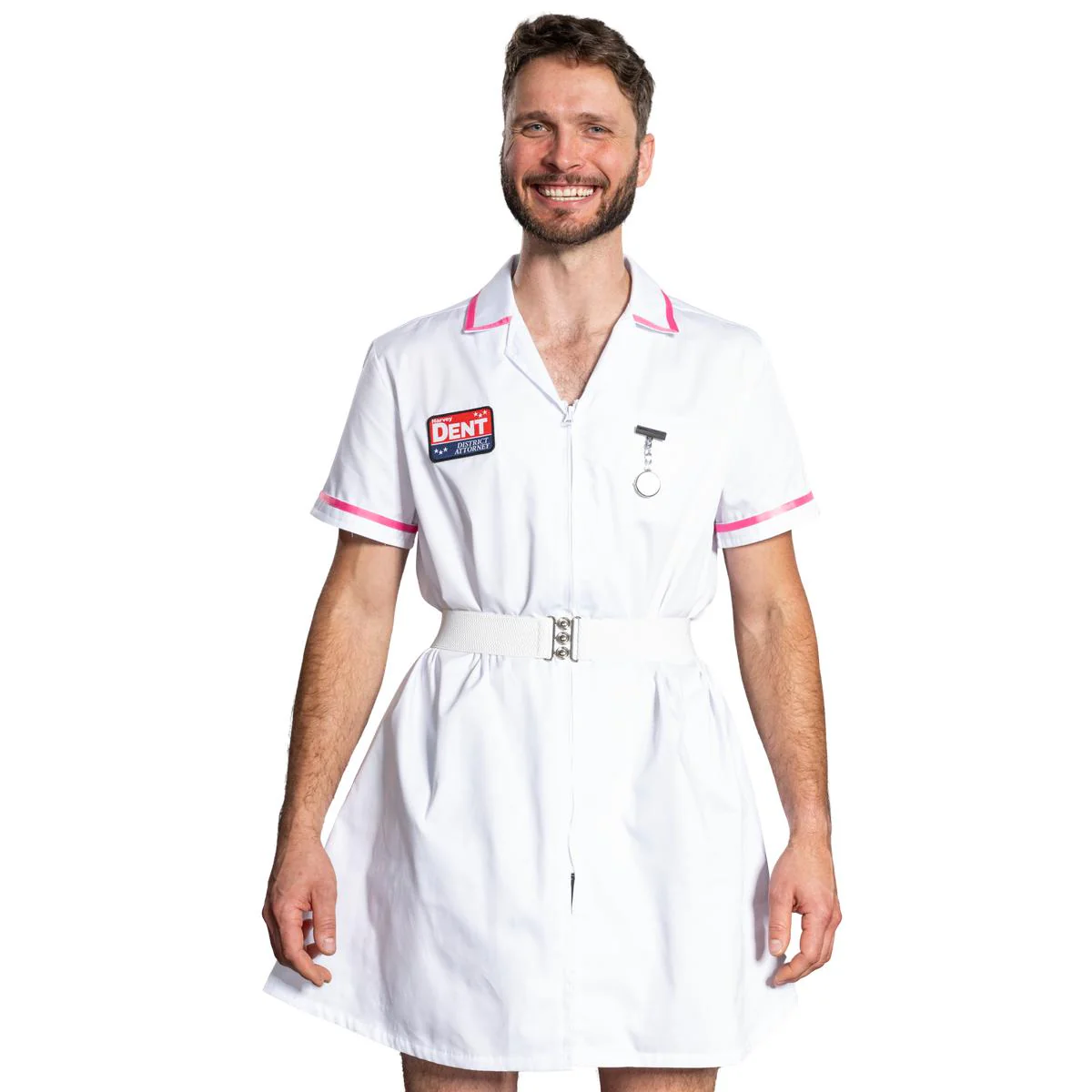 Dark Knight Dent Superhero Villain Nurse Cosplay Halloween Cosplay Costume Set