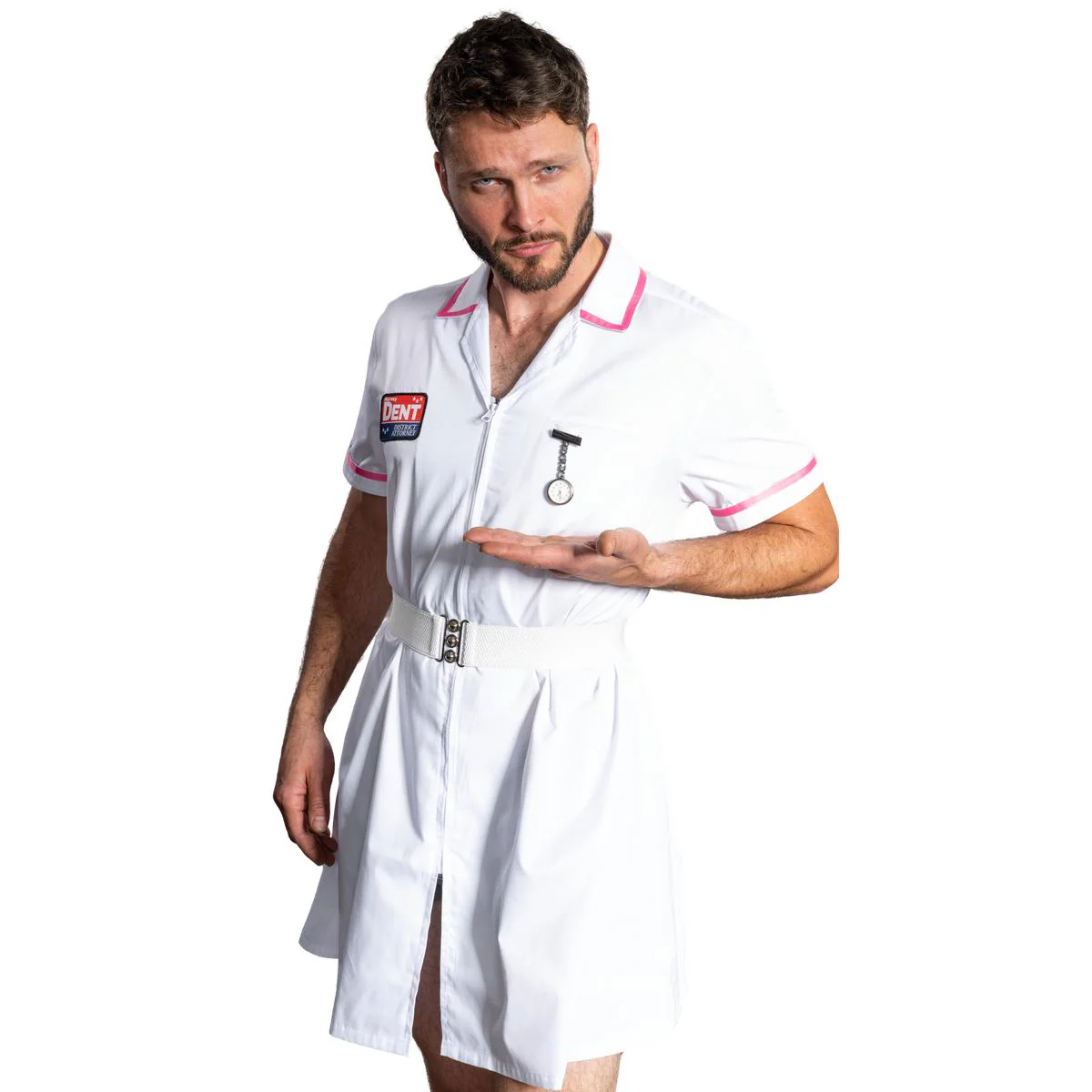 Dark Knight Dent Superhero Villain Nurse Cosplay Halloween Cosplay Costume Set - Image 6