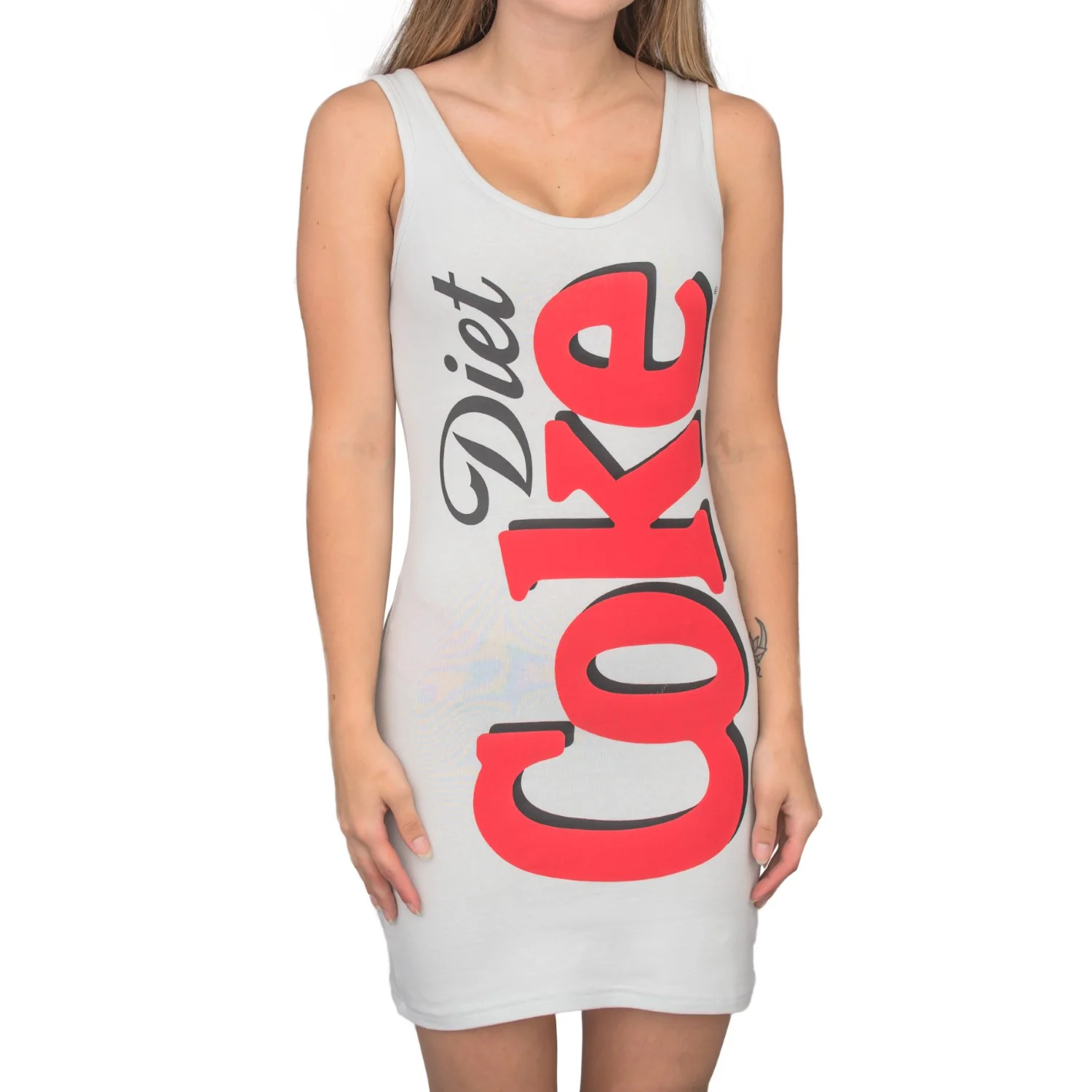 Diet Coke Juniors Women's Tank Dress - Image 9