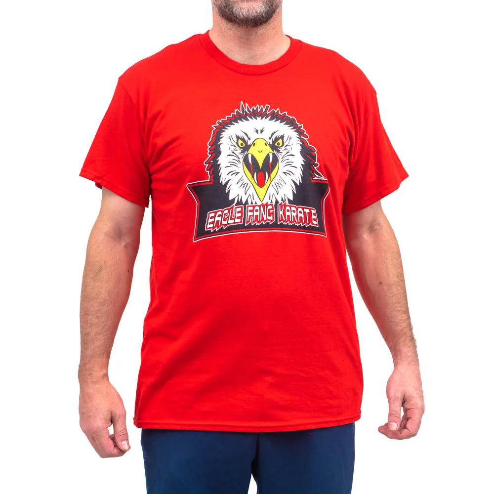Eagle Fang Karate Cobra Red Adult Halloween Costume T-Shirt Tee - Image 2
