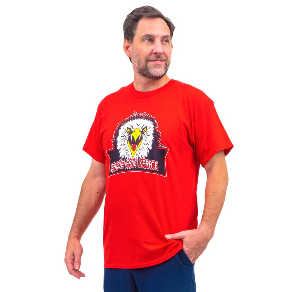 Eagle Fang Karate Cobra Red Adult Halloween Costume T-Shirt Tee - Image 3