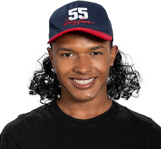 Eastbound Baseball Player 55 Replica Powers Halloween Cosplay Costume Hat/Wig Set