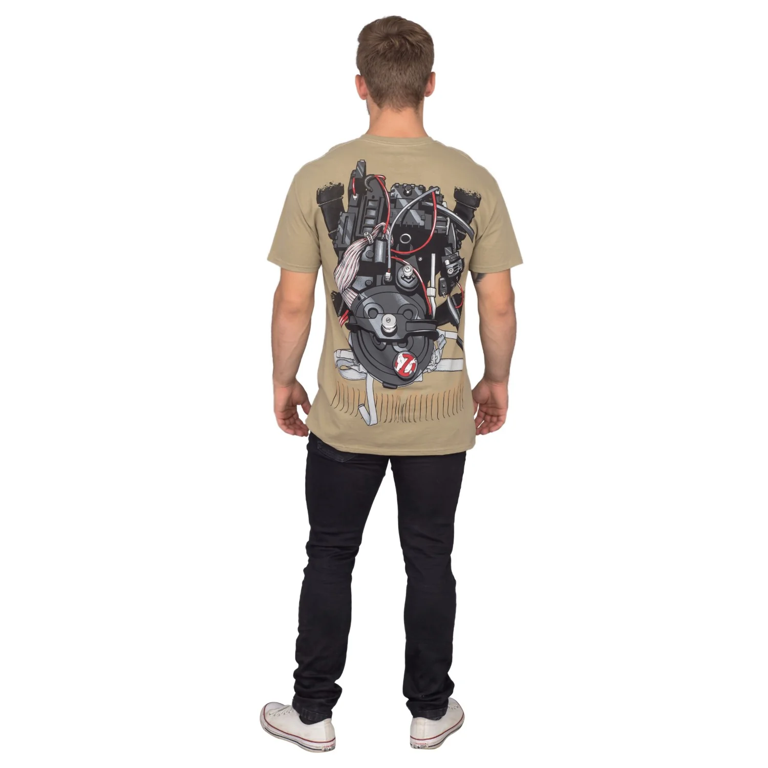 Ghostbuster Adult Short Sleeve Costume T-shirt with Back Print - Image 5