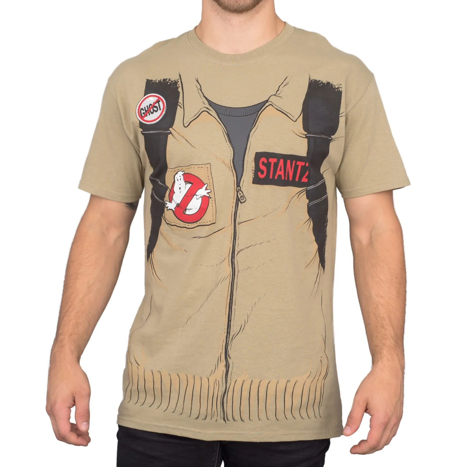 Ghostbuster Adult Short Sleeve Costume T-shirt with Back Print - Image 6
