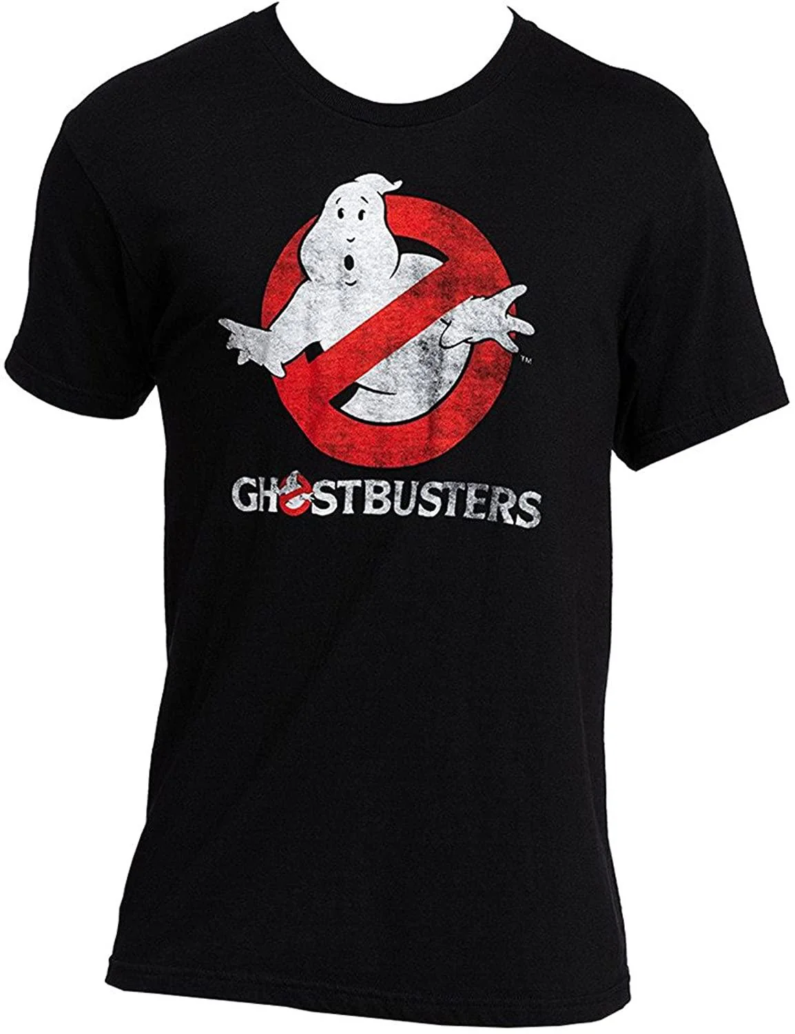 Ghostbusters Faded Logo To Go Black T-Shirt - Image 5