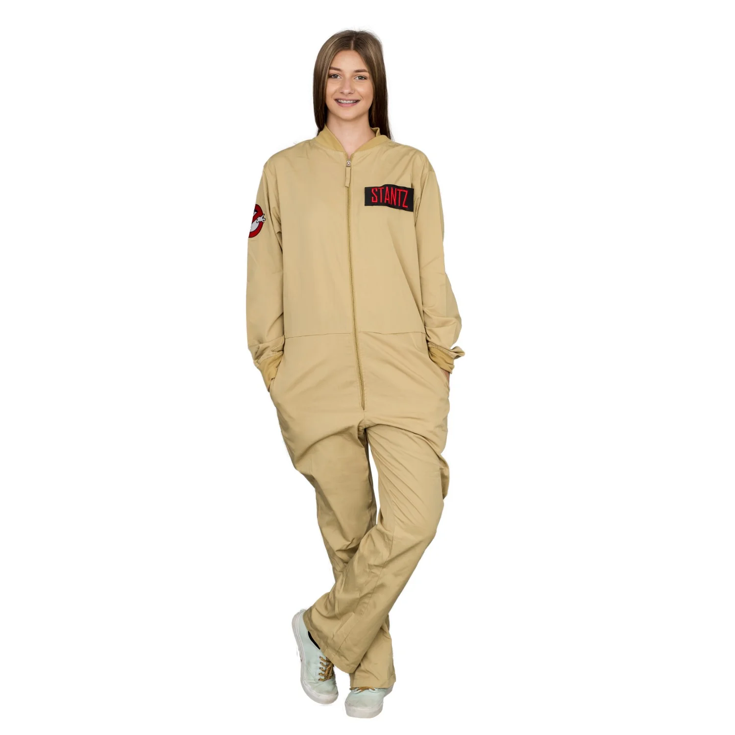 Ghostbusters Zip up Jumpsuit with 4 Attachable Patches - Image 2