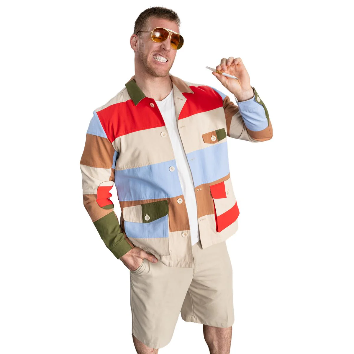 Gonz Jounalist Las Vegas Raoul Duke Jacket Halloween Costume Cosplay - Image 10