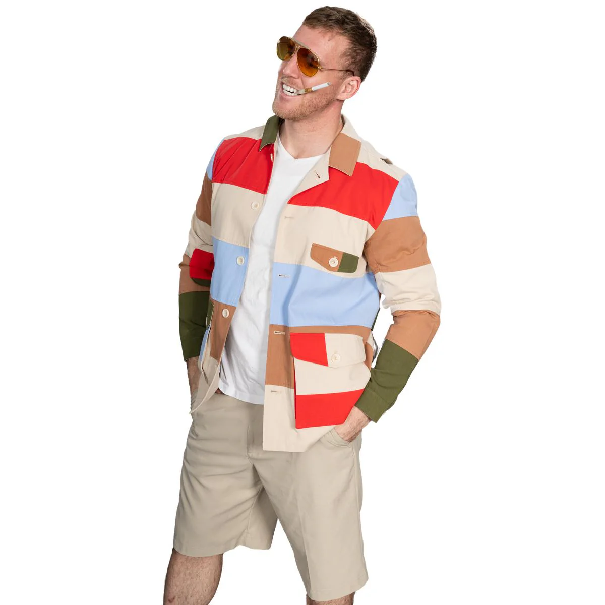 Gonz Jounalist Las Vegas Raoul Duke Jacket Halloween Costume Cosplay - Image 6