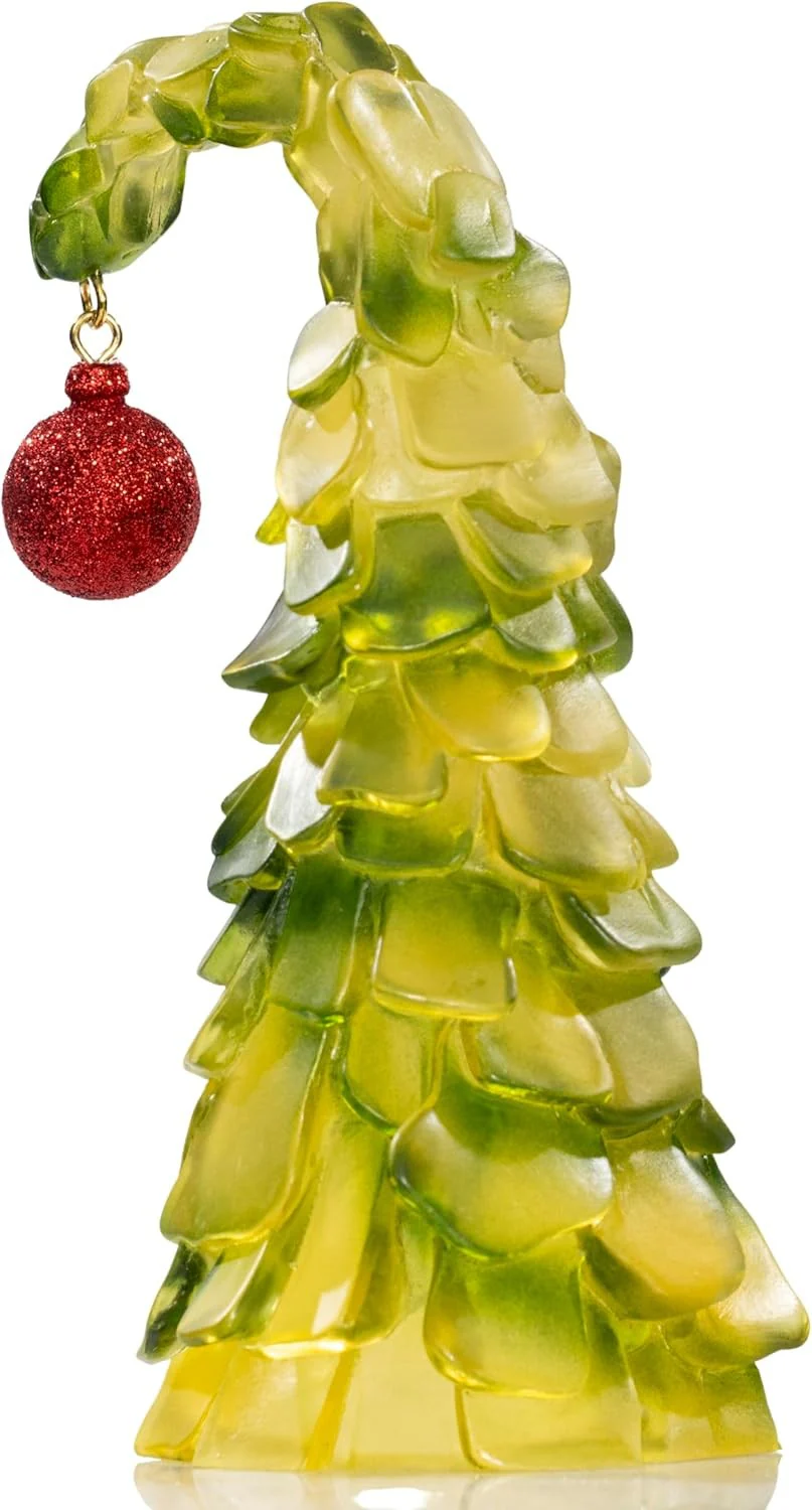 Green Xmas Monster Bendable Christmas Tree 8” Glass Holiday Ornament Decoration - Image 3