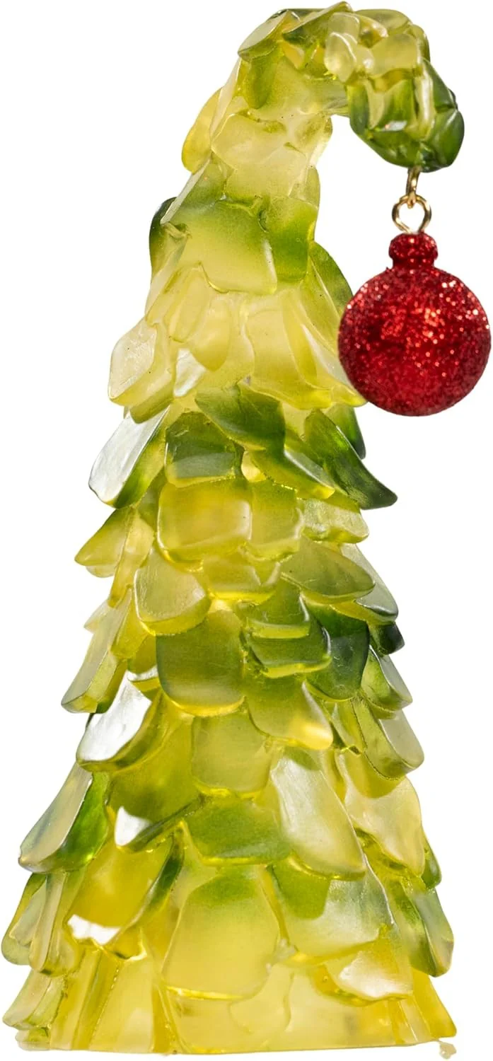 Green Xmas Monster Bendable Christmas Tree 8” Glass Holiday Ornament Decoration - Image 4
