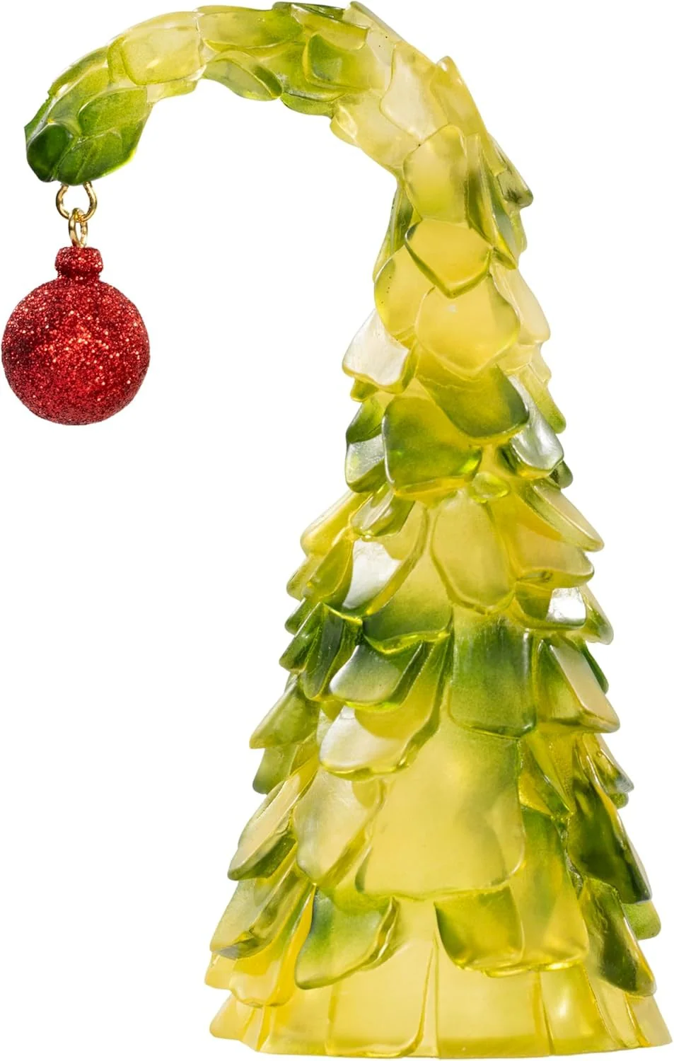 Green Xmas Monster Bendable Christmas Tree 8” Glass Holiday Ornament Decoration - Image 7
