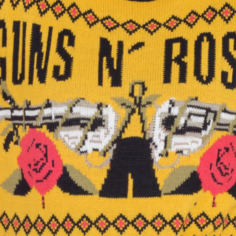 Guns N' Roses Logo Adult Unisex Ugly Christmas Sweater - Image 3