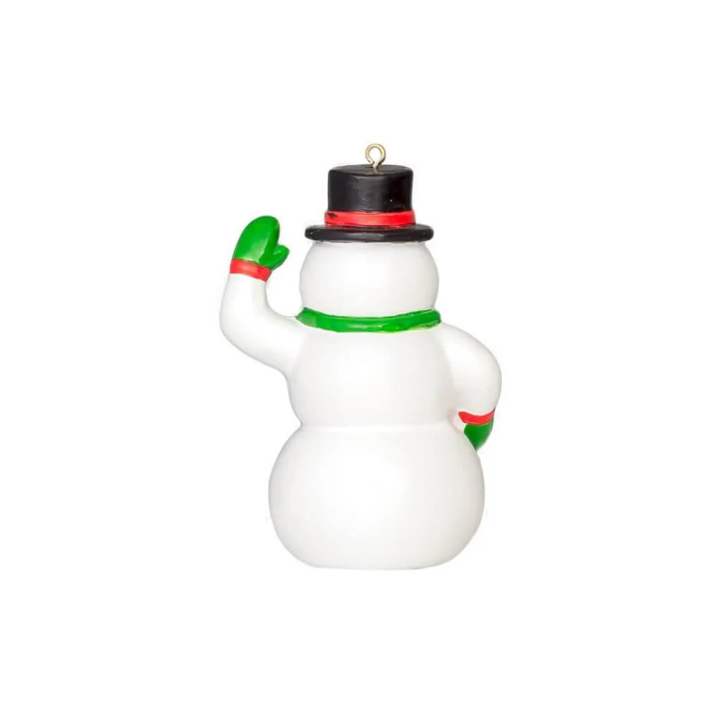 Happy Snowman Christmas Tree Ornament Decoration - Image 3