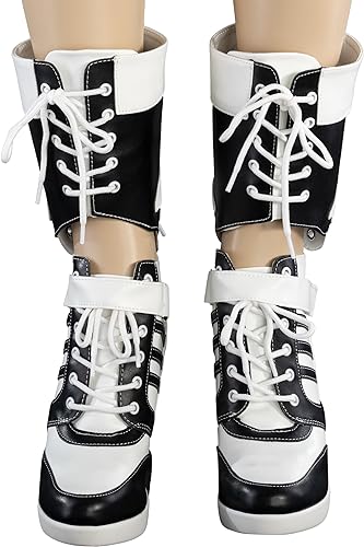 Harley Suicide Movie Girl High Heels Halloween Cosplay Costume Boots - Image 3