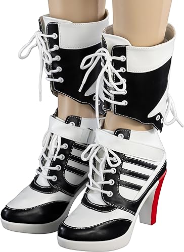 Harley Suicide Movie Girl High Heels Halloween Cosplay Costume Boots - Image 4