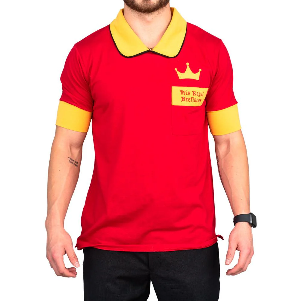 His Royal Beefiness King Halloween Costume T-shirt and Crown Cosplay - Image 3