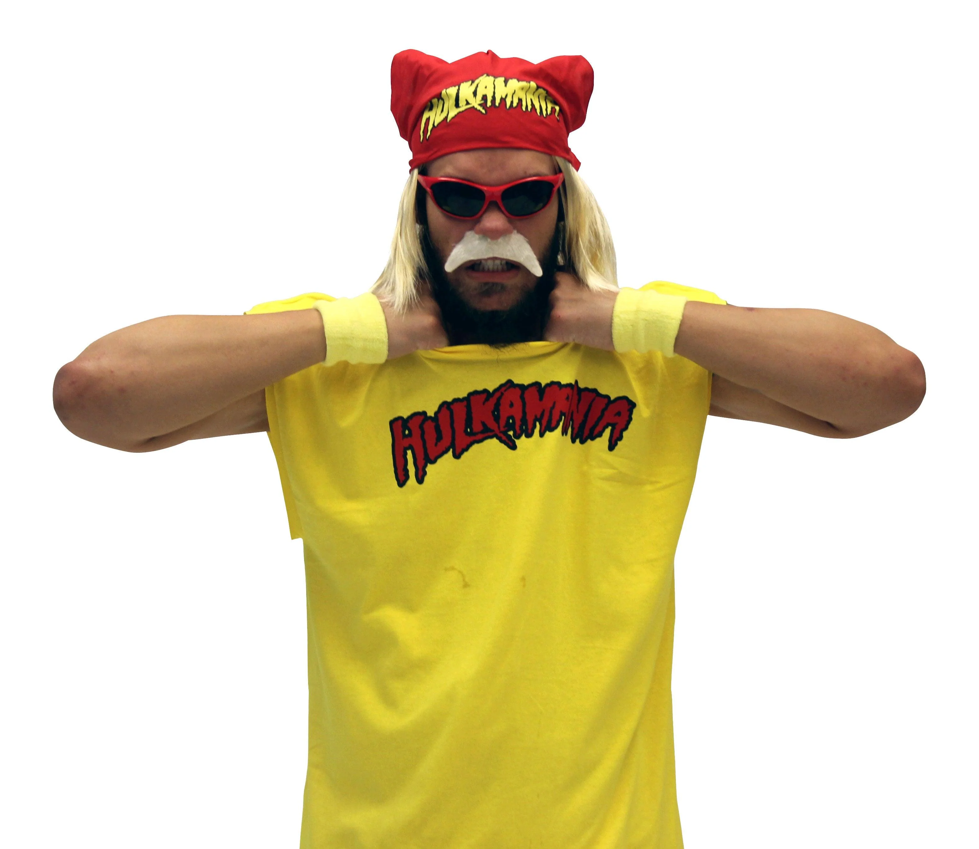 Hulk Hogan Hulkamania Complete Costume Set - Image 9