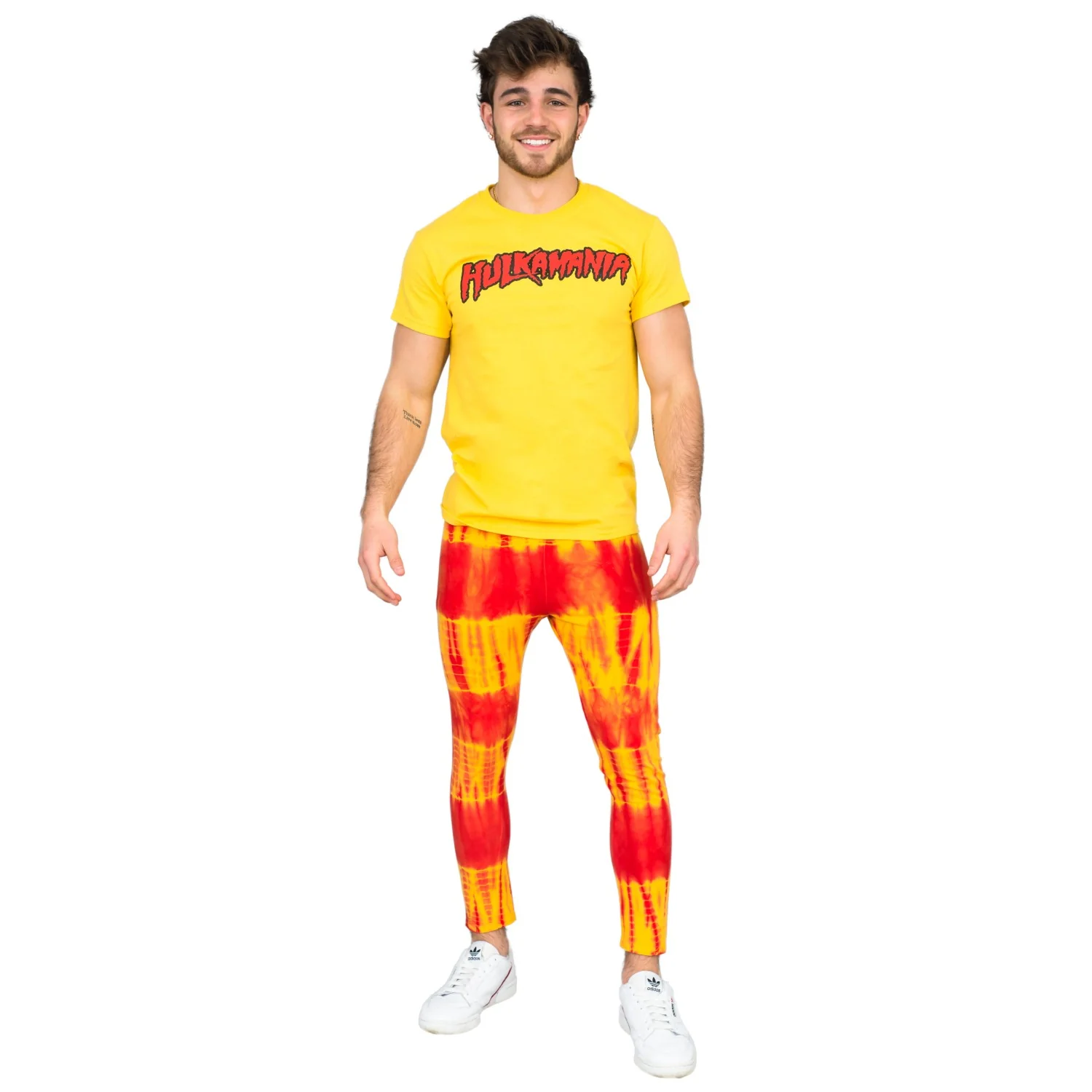 Hulkamania Gold WWF Pro Wrestling Replica Unisex Halloween Cosplay Costume T-shirt - Image 2