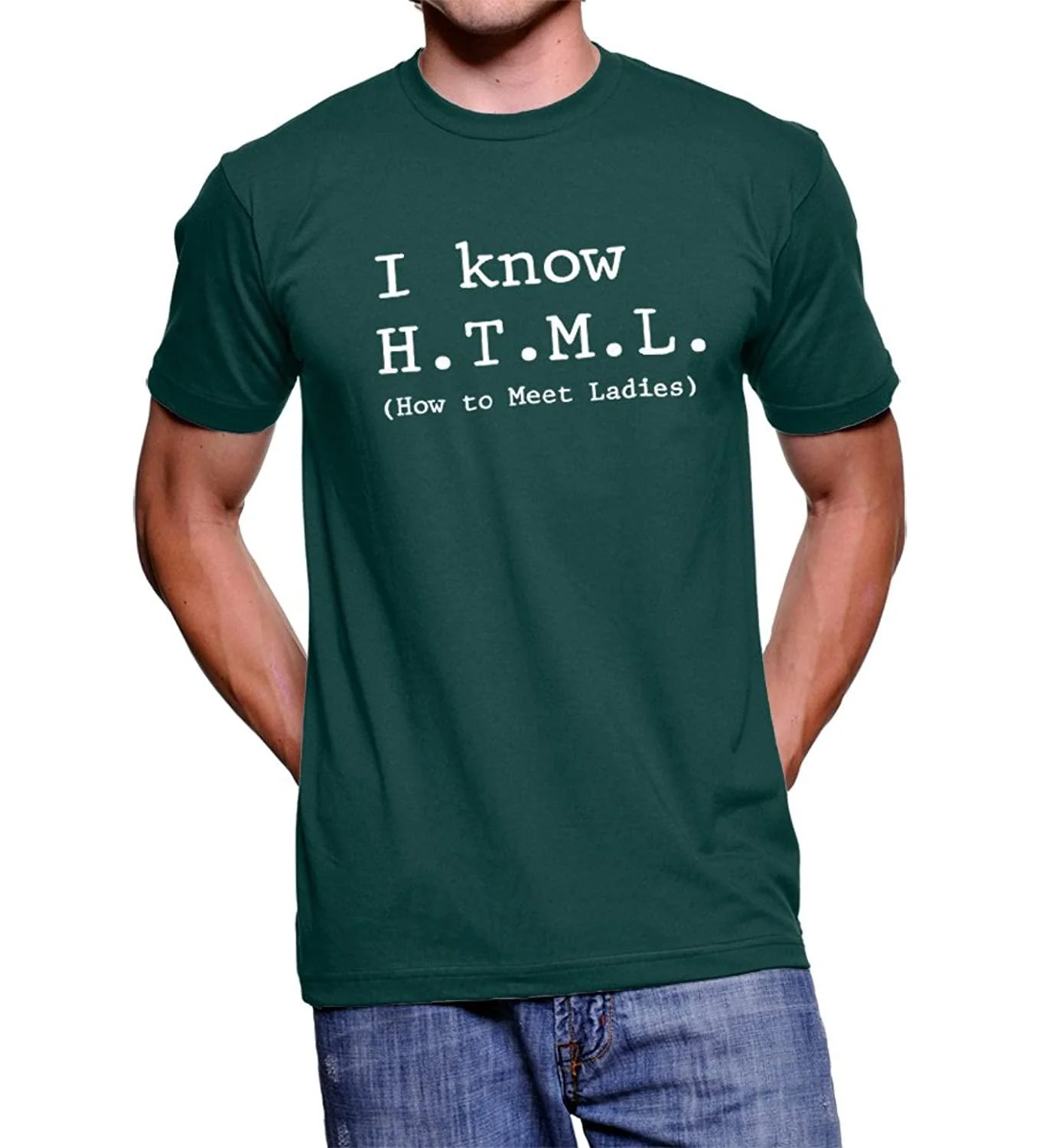I Know HTML How to Meet Ladies T-shirt - Image 2