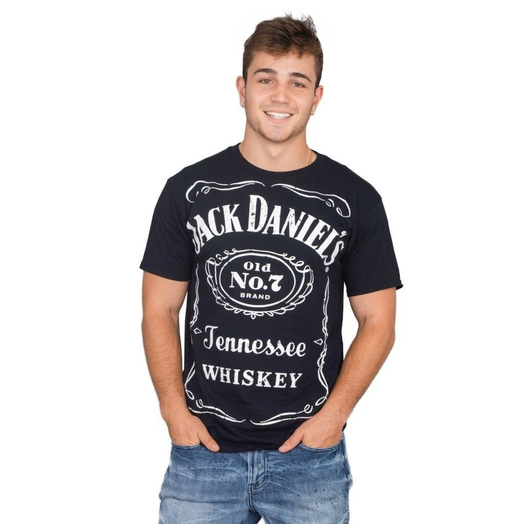 Jack Daniel's Whiskey Old No. 7 Tennessee Label  T-shirt - Image 3
