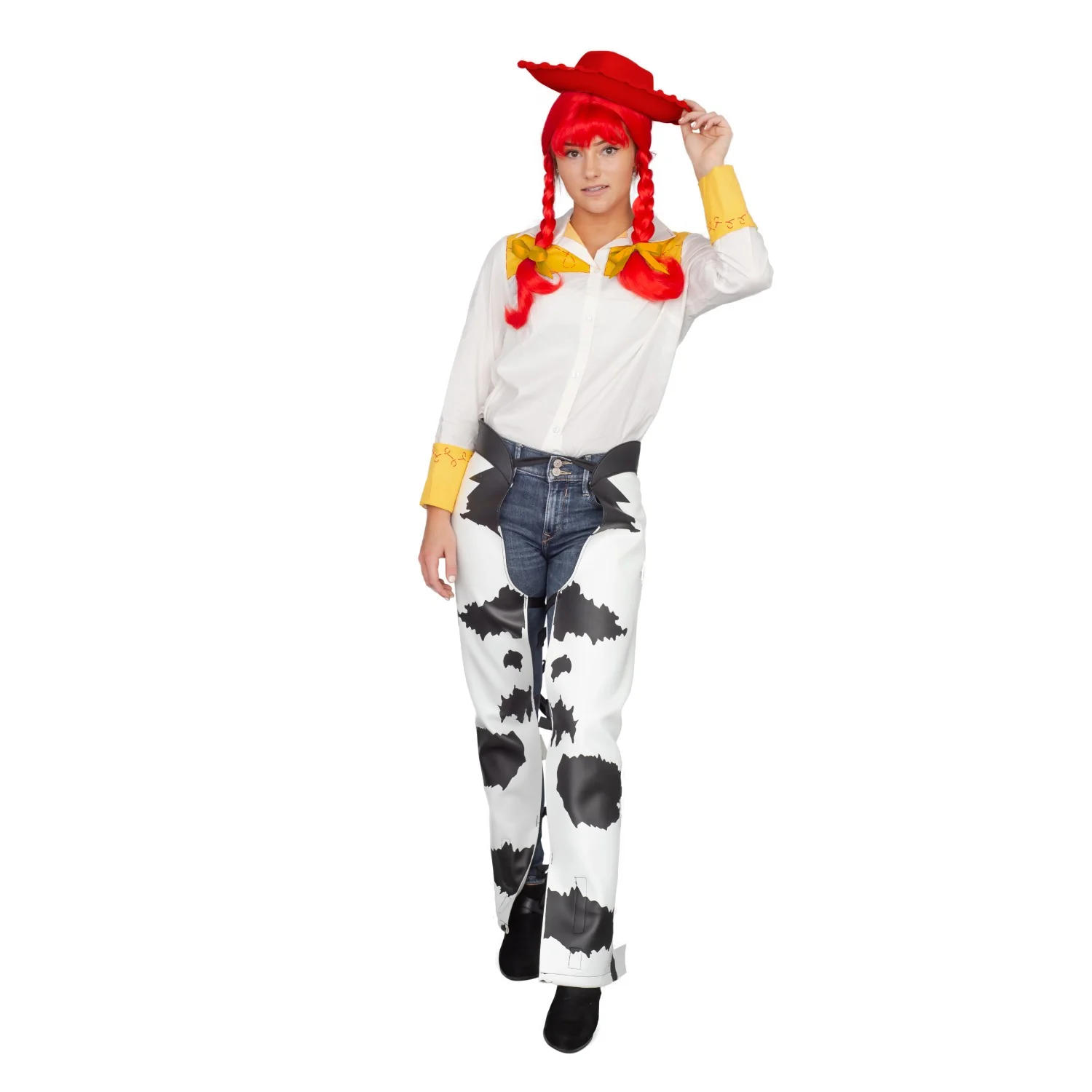 Jessie Cowgirl Toy Movie Kid's Halloween Cosplay Costume Chaps - Image 3
