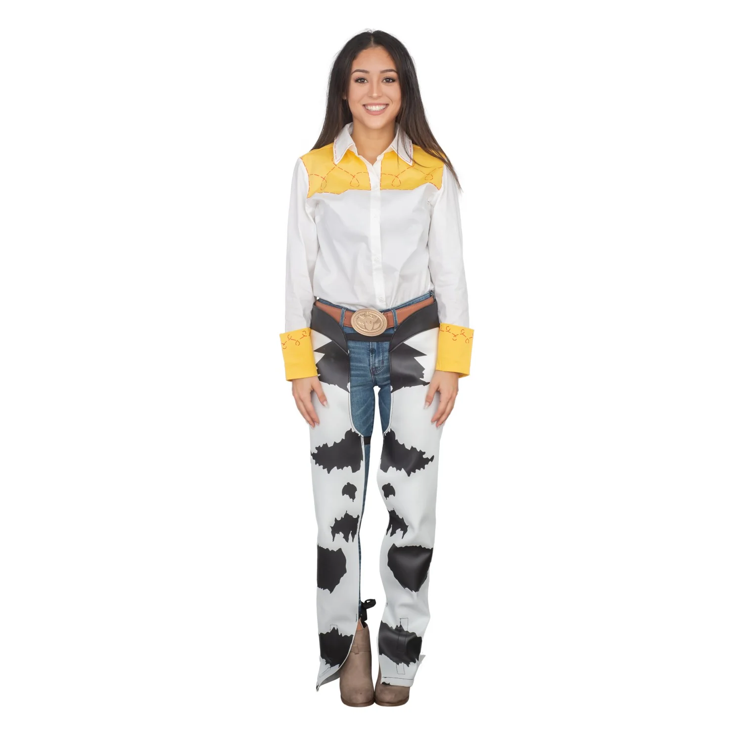 Jessie Cowgirl Toy Movie Kid's Halloween Cosplay Costume Chaps - Image 9