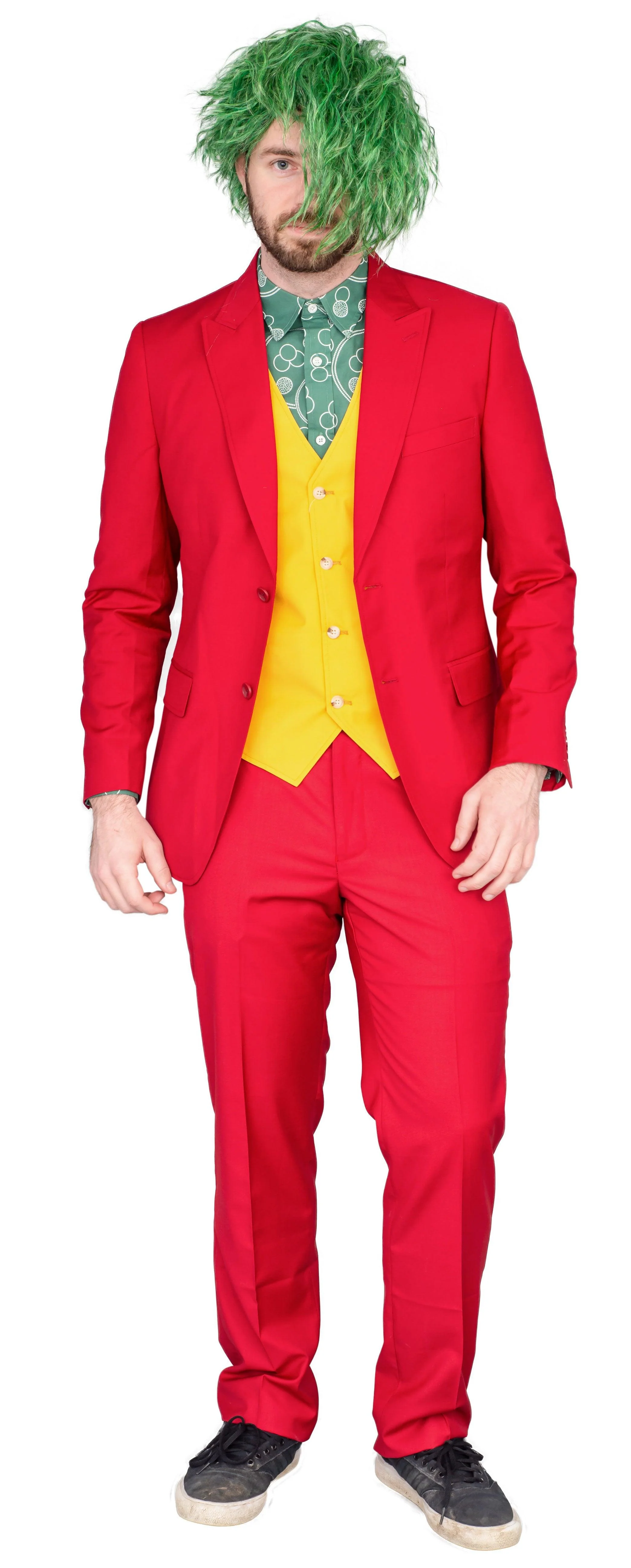 Joker Psycho Clown Costume Set - Image 2