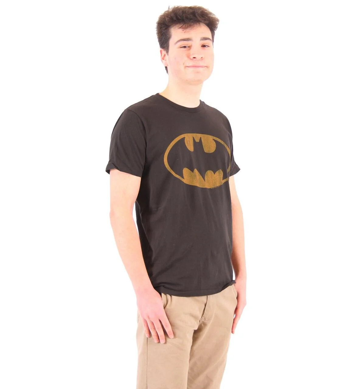Junk Food Batman Distressed Logo T-shirt - Image 2