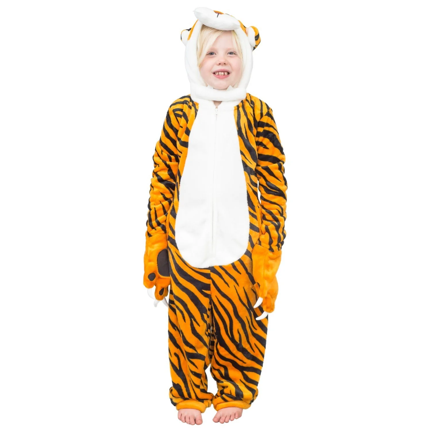 Kids Youth Child Tiger Halloween Cosplay Costume Flappy Suit - Image 2