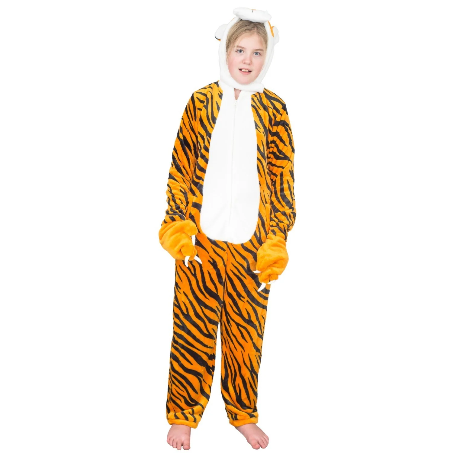Kids Youth Child Tiger Halloween Cosplay Costume Flappy Suit - Image 7