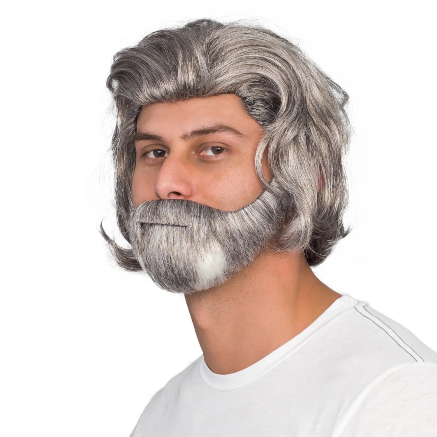 Luke Sky Wars Movie Deluxe Halloween Cosplay Costume Accessory Wig/Beard Set - Image 2