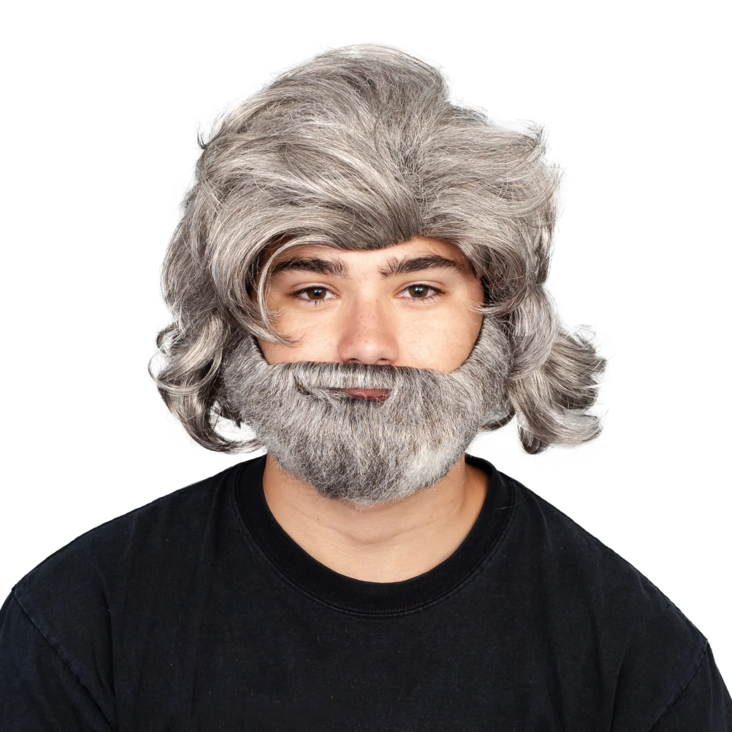 Luke Sky Wars Movie Deluxe Halloween Cosplay Costume Accessory Wig/Beard Set - Image 3