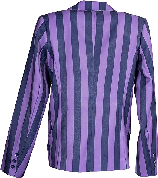 Mad Engine Wednesday Addams Purple Blazer Jacket School - Image 3