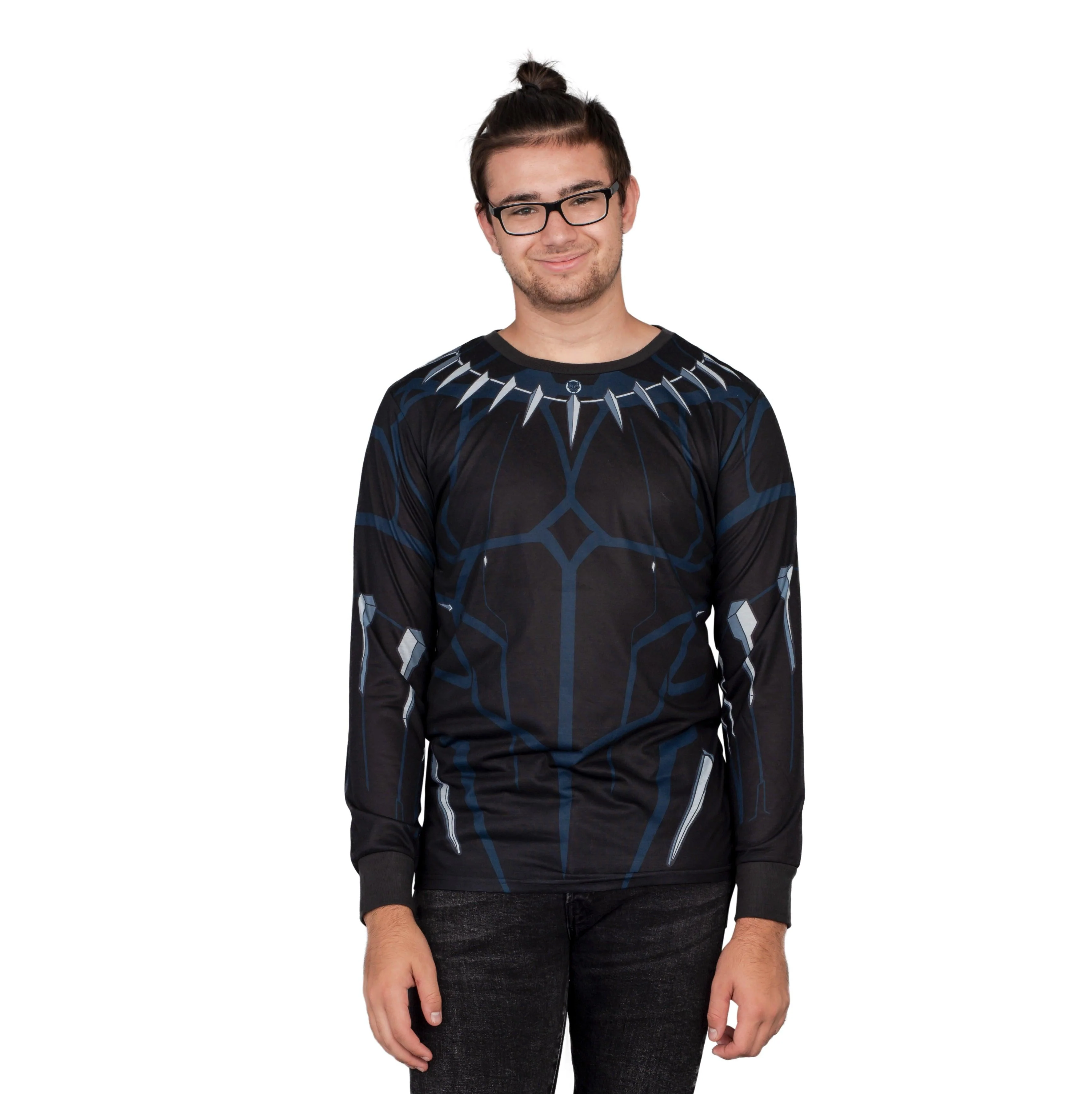 Marvel Comics Black Panther Long Sleeve T-shirt - Image 2