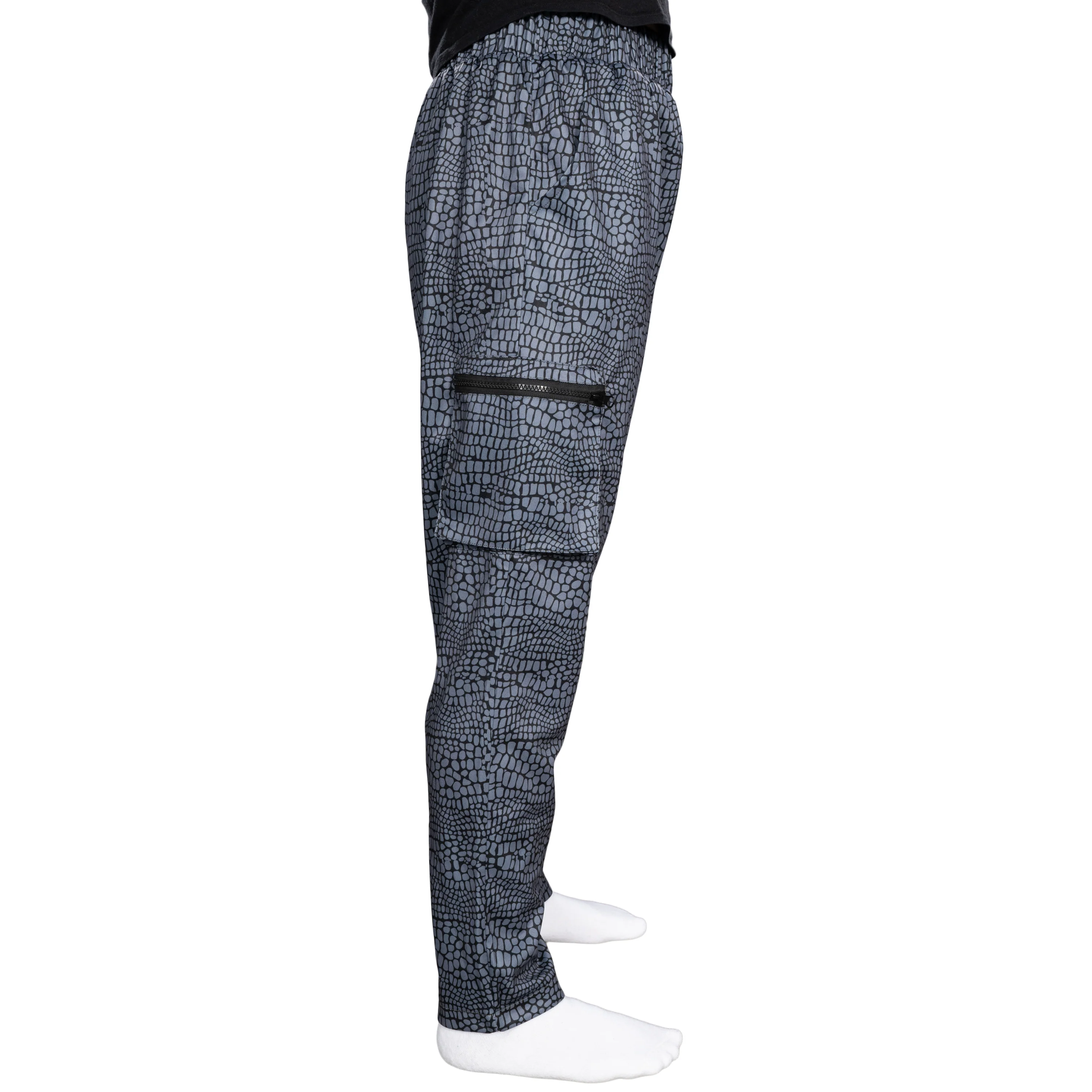 Napoleon Vote for Pedro Tater Tots Gray School Replica Halloween Costume Cosplay Pants - Image 3