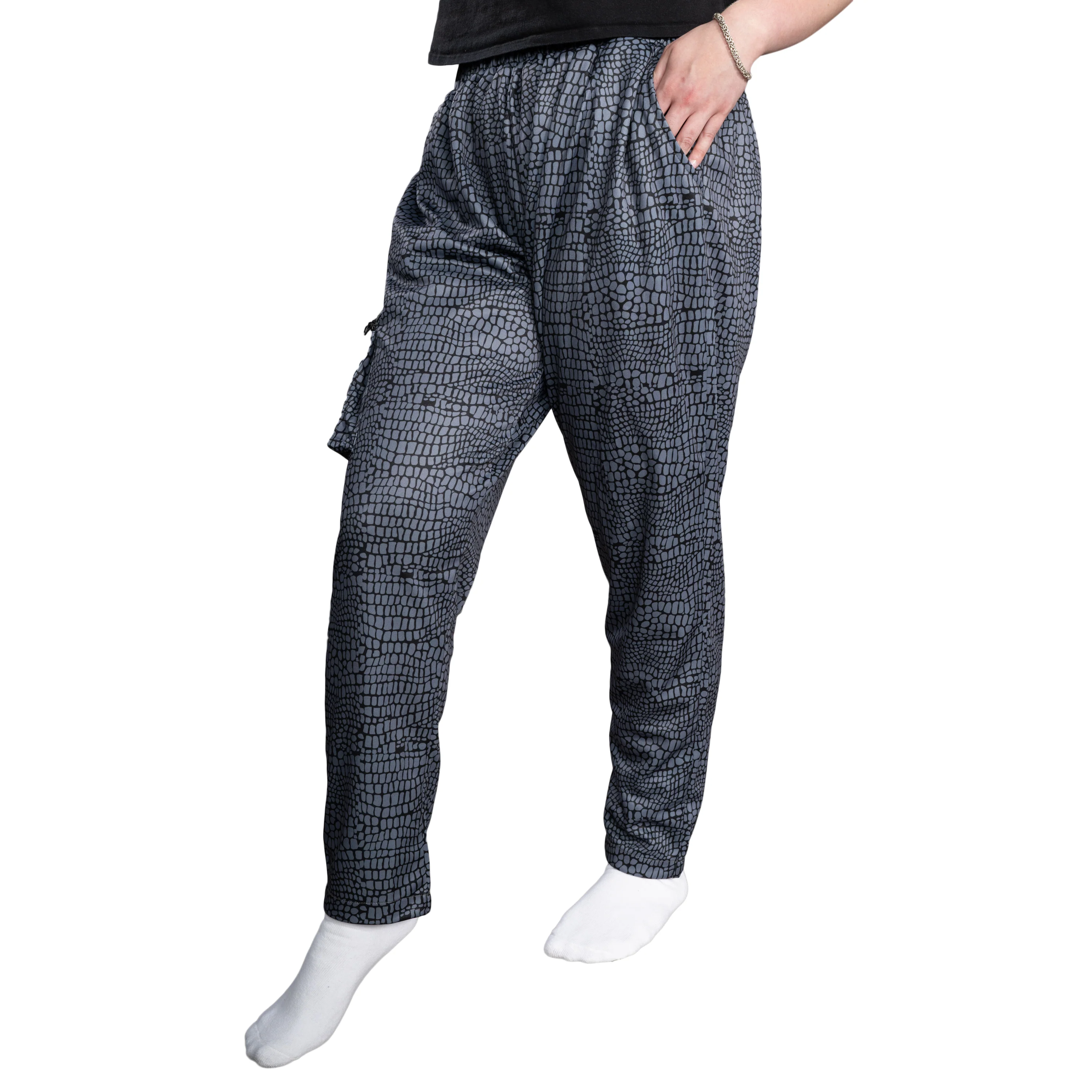 Napoleon Vote for Pedro Tater Tots Gray School Replica Halloween Costume Cosplay Pants - Image 5
