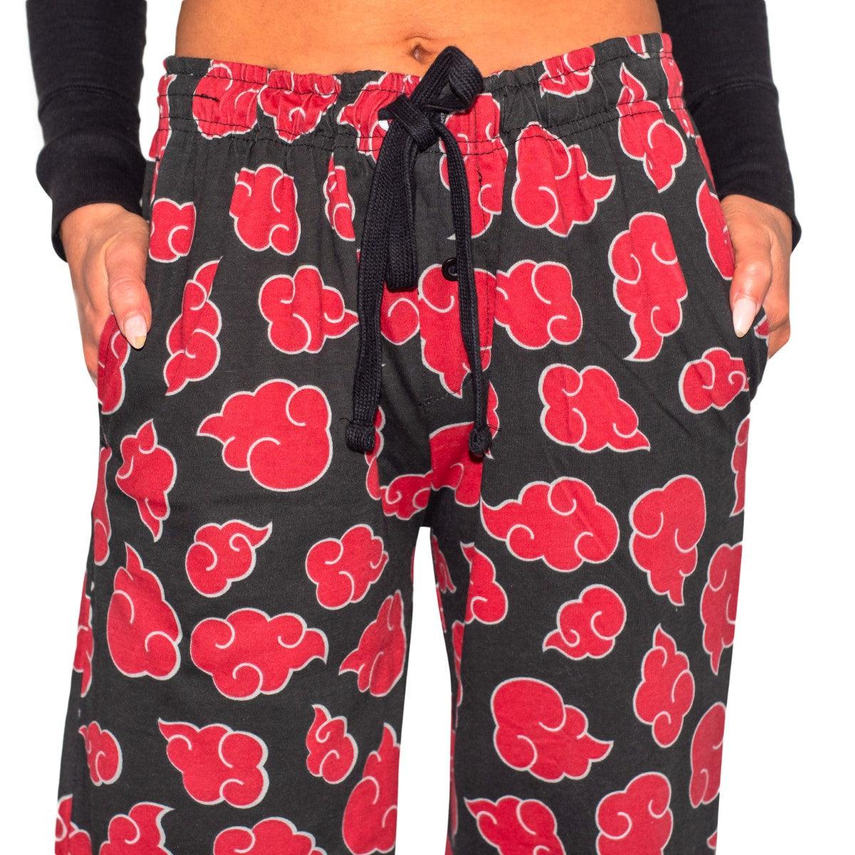 Naruto Shippuden Akatsuki Cloud Adult Sleep Pajama Pants - Image 4