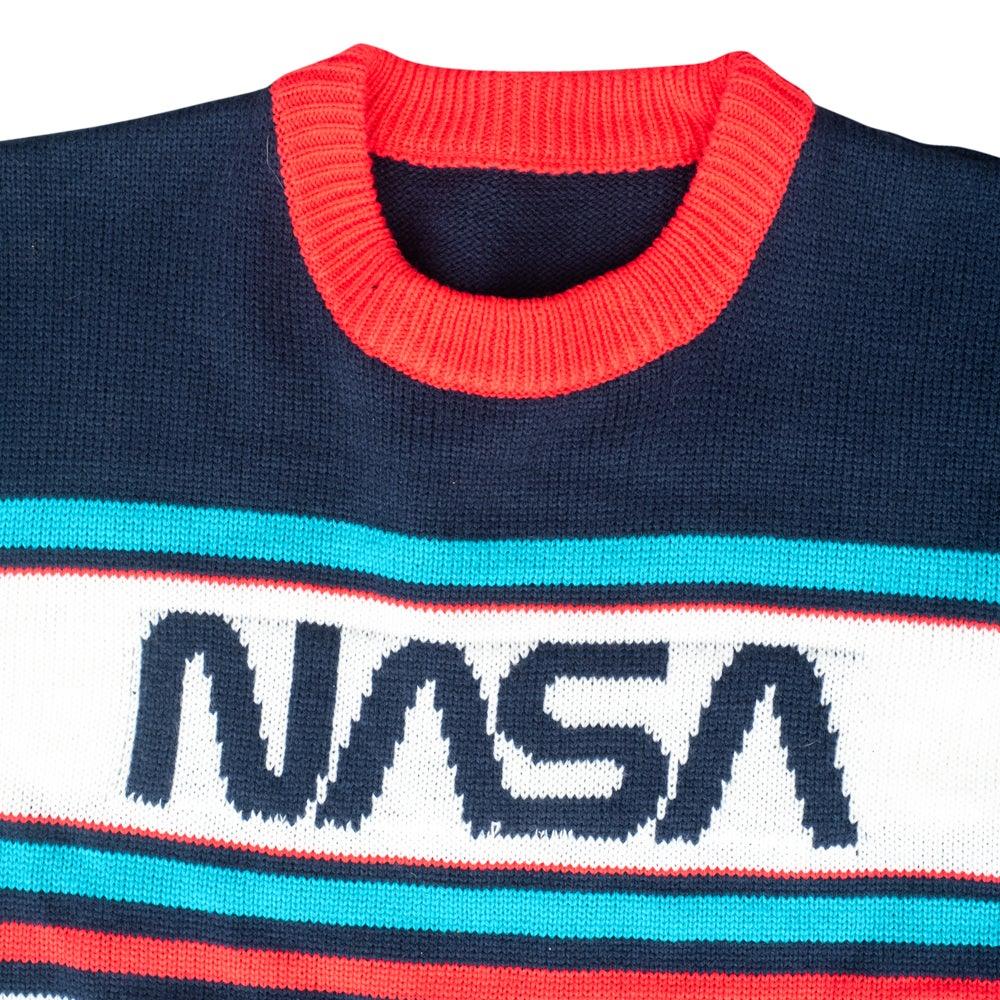 NASA Log 1980s Style Unisex Ugly Christmas Sweater - Image 6