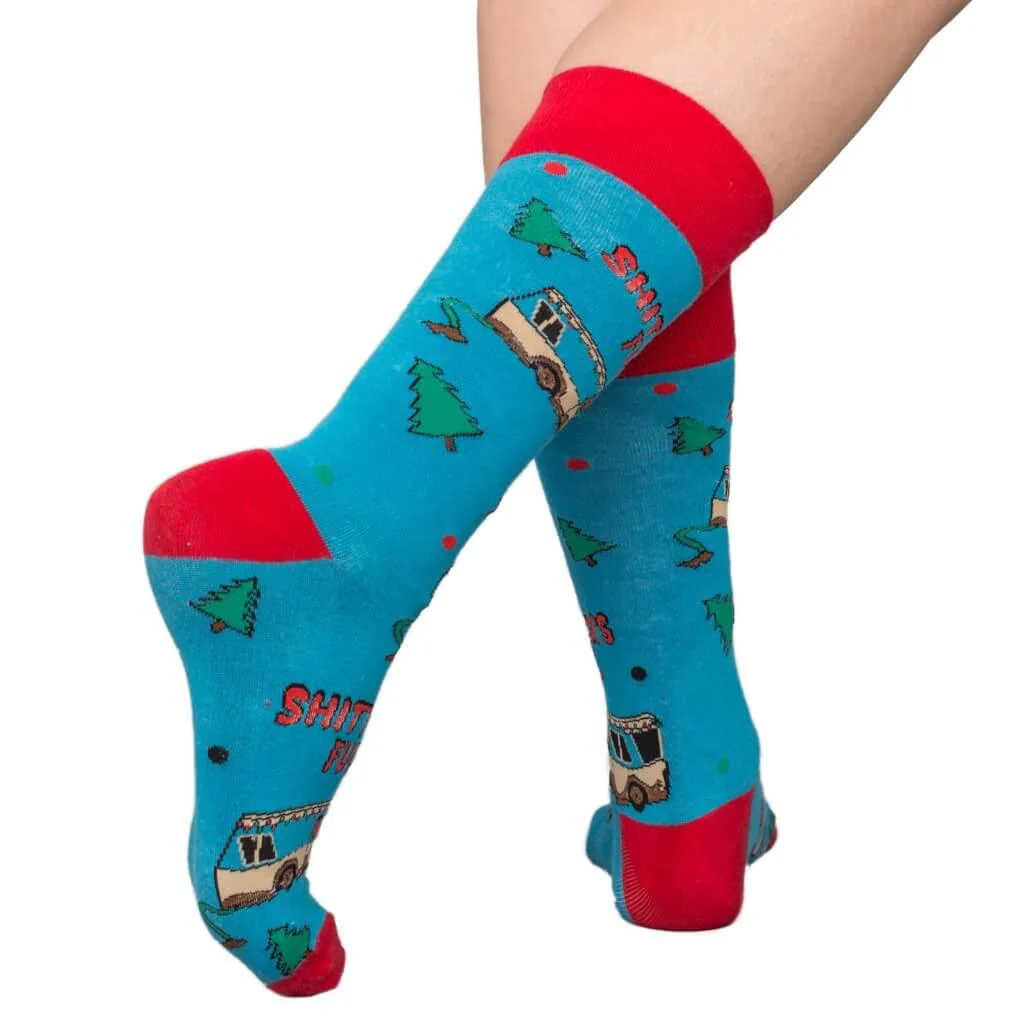 National Lampoon's Vacation Bathroom's All Full Ugly Christmas Socks - Image 3